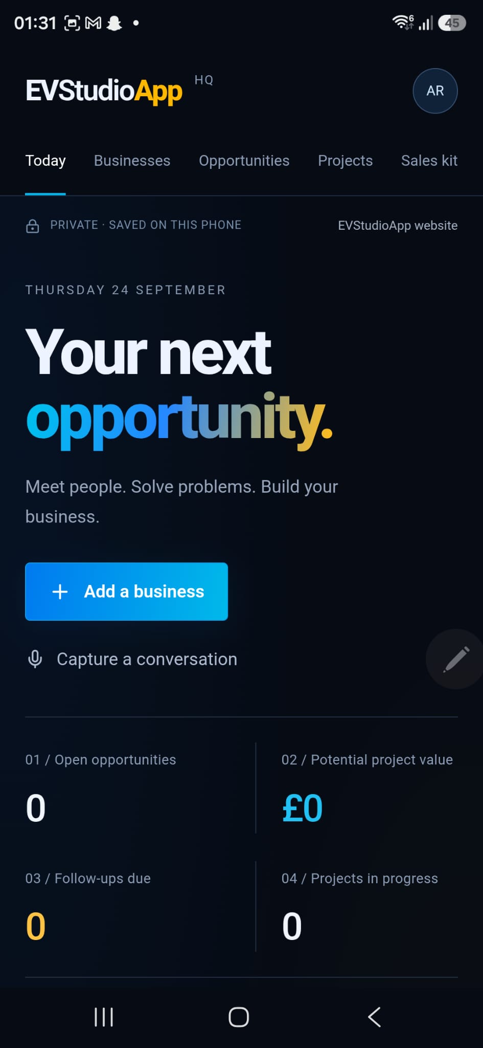 EVStudioApp HQ application screenshot